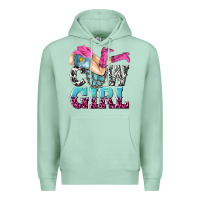 Seafoam cow girl Premium Hoodie - texasbilliewilder
