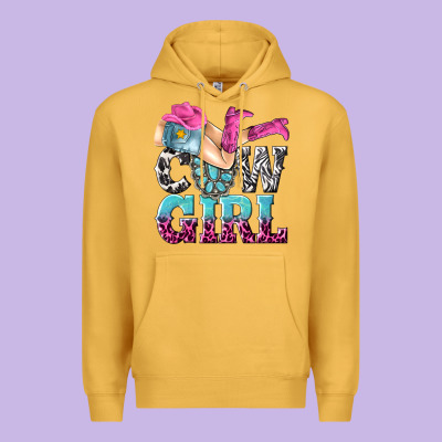 Premium Hoodie cow girl
