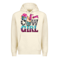 Sandshell cow girl Premium Hoodie - texasbilliewilder