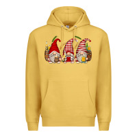 Antique Gold beer gnomes Premium Hoodie - Zillion Design Studio