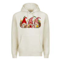Oatmeal Heather beer gnomes Premium Hoodie - Zillion Design Studio