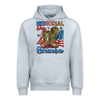 Heather Grey memorial day honor remember Urban Hoodie - RanaPortraitStore