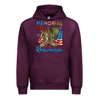 Mauve Wine memorial day honor remember Urban Hoodie - RanaPortraitStore