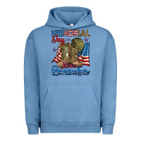 Pigment Pebble Blue memorial day honor remember Urban Hoodie - RanaPortraitStore