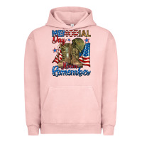Pigment Salmon memorial day honor remember Urban Hoodie - RanaPortraitStore