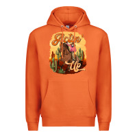 Carrot cowgirl actin up Premium Hoodie - texasbilliewilder