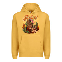 Mustard cowgirl actin up Premium Hoodie - texasbilliewilder