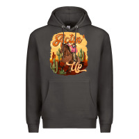 Smoke cowgirl actin up Premium Hoodie - texasbilliewilder