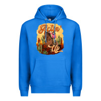 True Royal cowgirl actin up Premium Hoodie - texasbilliewilder