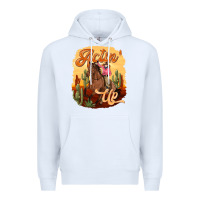 White cowgirl actin up Premium Hoodie - texasbilliewilder