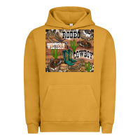 Pigment Peanut Butter western rodeo Urban Hoodie - RanaPortraitStore