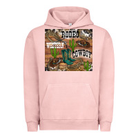 Pigment Salmon western rodeo Urban Hoodie - RanaPortraitStore