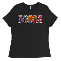 Black mom with sunflower Ladies Tee - Artiststas