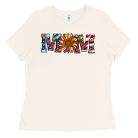 Bone mom with sunflower Ladies Tee - Artiststas