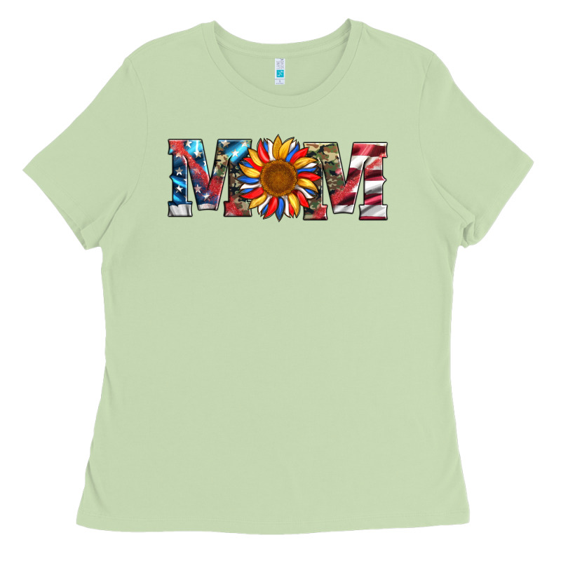 Mom With Sunflower Ladies Tee by Artiststas | Teevron