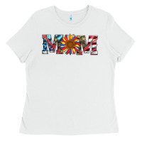 White mom with sunflower Ladies Tee - Artiststas
