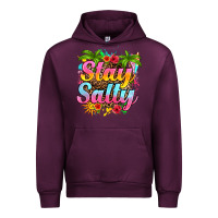 Mauve Wine stay salty Urban Hoodie - RanaPortraitStore