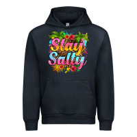 Navy stay salty Urban Hoodie - RanaPortraitStore