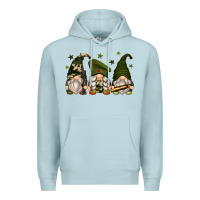 Blue Mist army gnomes Premium Hoodie - Zillion Design Studio