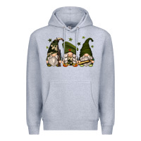 Heather Grey army gnomes Premium Hoodie - Zillion Design Studio