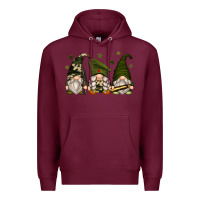 Burgundy army gnomes Premium Hoodie - Zillion Design Studio