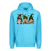 Ocean Blue army gnomes Premium Hoodie - Zillion Design Studio