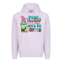Lilac this bunny hops on coffee Premium Hoodie - Zillion Design Studio