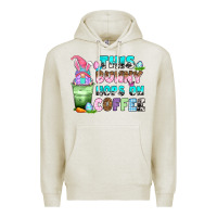 Oatmeal Heather this bunny hops on coffee Premium Hoodie - Zillion Design Studio