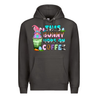 Smoke this bunny hops on coffee Premium Hoodie - Zillion Design Studio