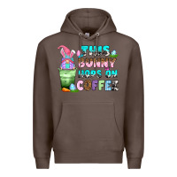 Coffee this bunny hops on coffee Premium Hoodie - Zillion Design Studio