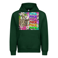 Forest Green fuck this fuck that Urban Hoodie - RanaPortraitStore