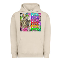 Pigment French Oak fuck this fuck that Urban Hoodie - RanaPortraitStore