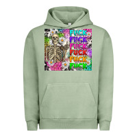 Pigment Oil Green fuck this fuck that Urban Hoodie - RanaPortraitStore