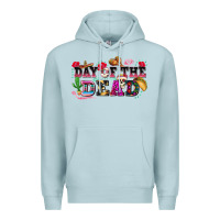 Blue Mist day of the dead Premium Hoodie - texasbilliewilder
