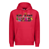 Cardinal day of the dead Premium Hoodie - texasbilliewilder