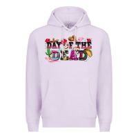 Lilac day of the dead Premium Hoodie - texasbilliewilder