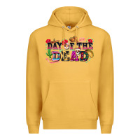Mustard day of the dead Premium Hoodie - texasbilliewilder