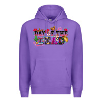 Purple day of the dead Premium Hoodie - texasbilliewilder