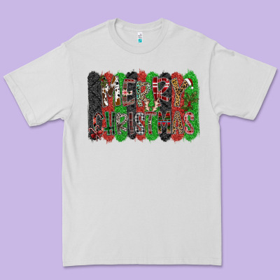 Merry Christmas Premium Tee Designed By Cowhidedigitalart
