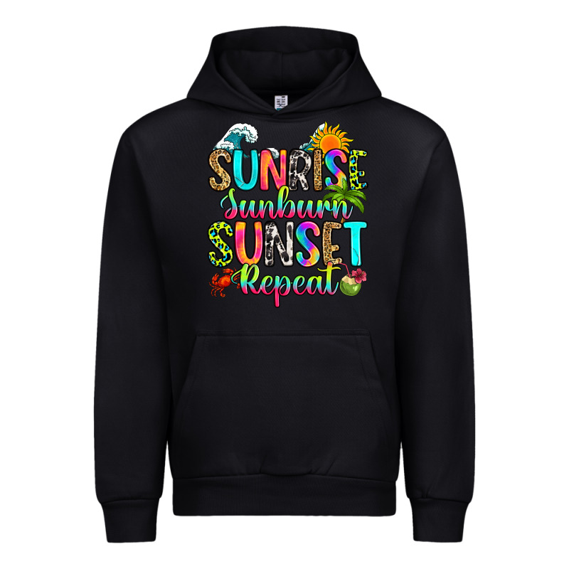 Sunrise Sunburn Sunset Repeat Urban Hoodie by RanaPortraitStore | Teevron
