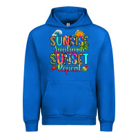 Cobalt sunrise sunburn sunset repeat Urban Hoodie - RanaPortraitStore
