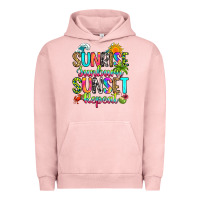Pigment Salmon sunrise sunburn sunset repeat Urban Hoodie - RanaPortraitStore