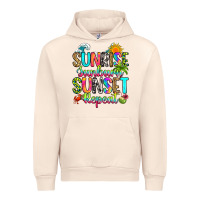 Sandshell sunrise sunburn sunset repeat Urban Hoodie - RanaPortraitStore