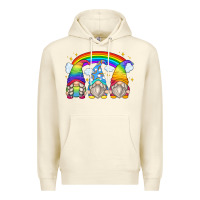 Sandshell rainbow gnomes Premium Hoodie - Zillion Design Studio