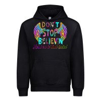 Black don't stop believin' hold on to that feelin' Urban Hoodie - RanaPortraitStore