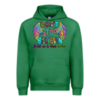 Emerald don't stop believin' hold on to that feelin' Urban Hoodie - RanaPortraitStore