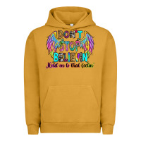 Pigment Peanut Butter don't stop believin' hold on to that feelin' Urban Hoodie - RanaPortraitStore
