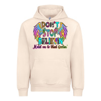 Sandshell don't stop believin' hold on to that feelin' Urban Hoodie - RanaPortraitStore