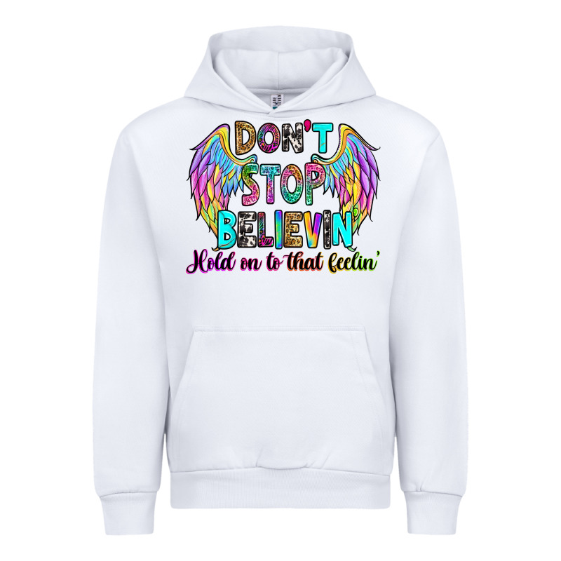 Don't Stop Believin' Hold On To That Feelin' Urban Hoodie by RanaPortraitStore | Teevron