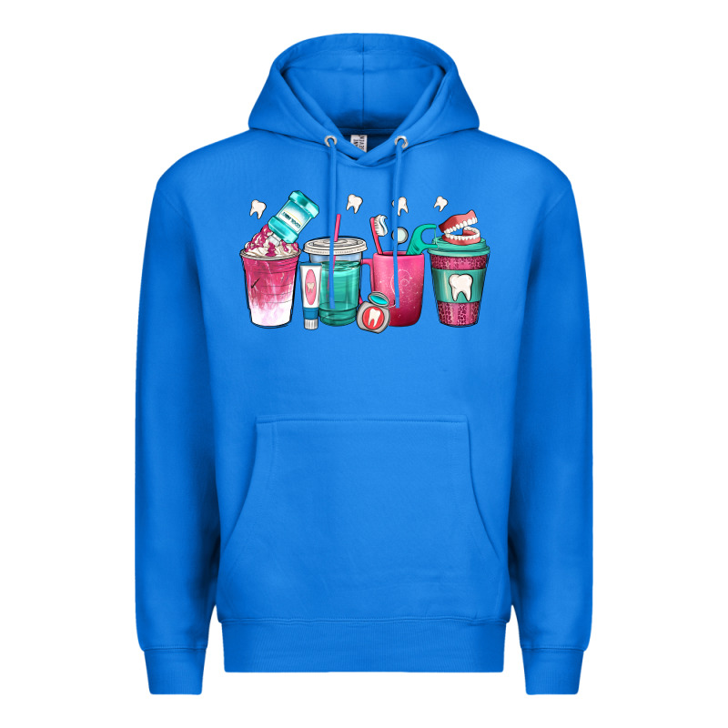 Dentist Coffee Cups Premium Hoodie by texasbilliewilder | Teevron